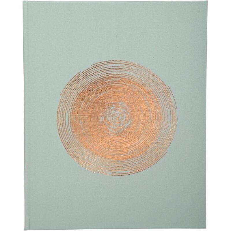 Livre d'or 100 pages tranche or Ellipse - Vert