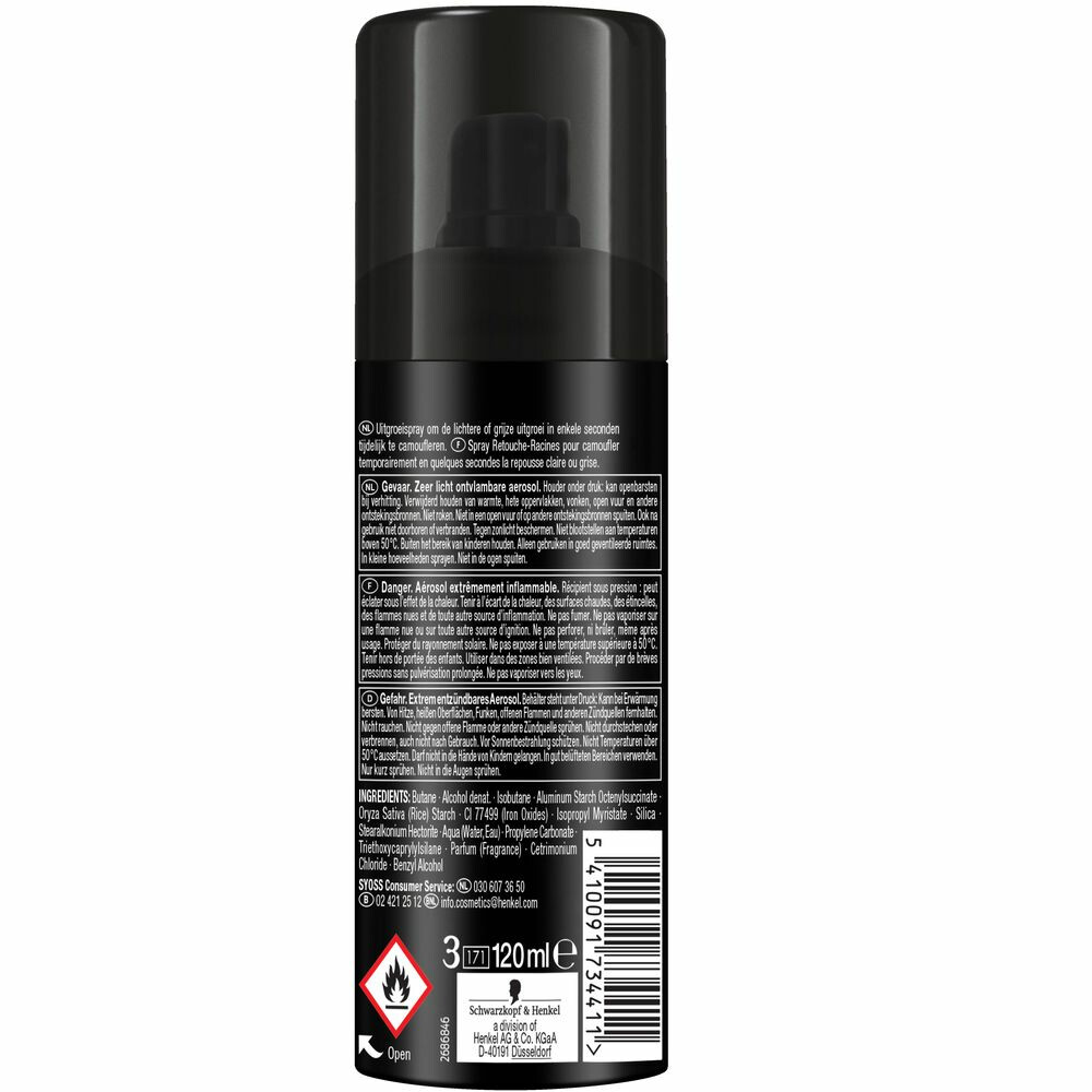 Syoss Uitgroeispray Zwart