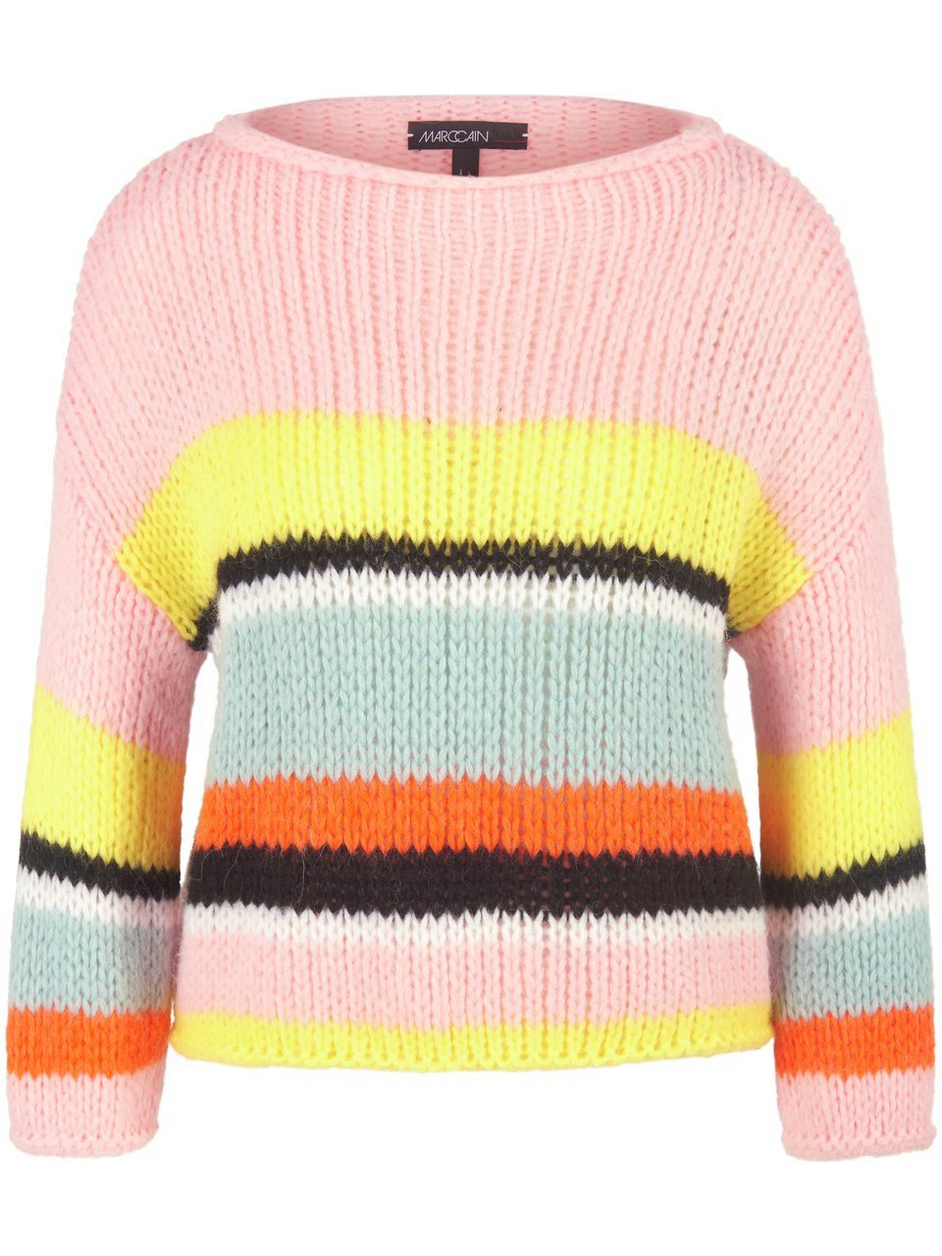 Pullover mit U-Boot-­Ausschnitt