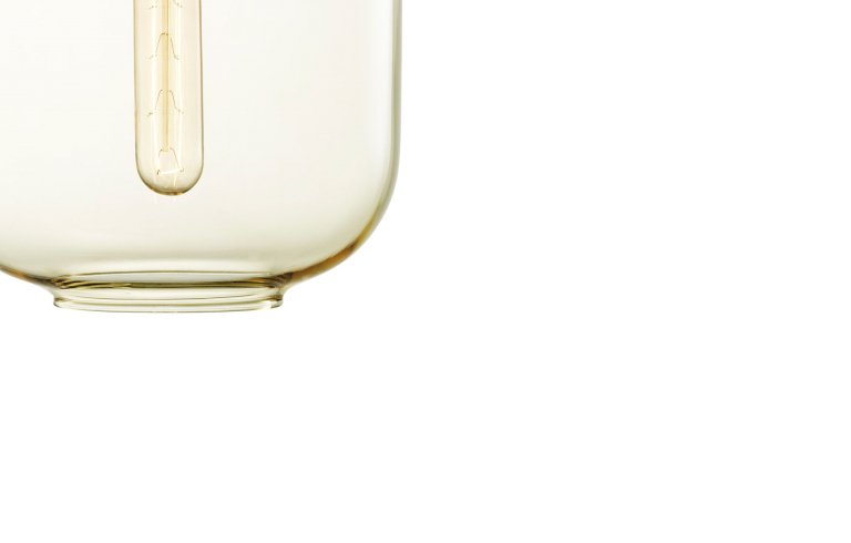 Normann Copenhagen Amp Lamp hanglamp large Ø11.2 goud/groen