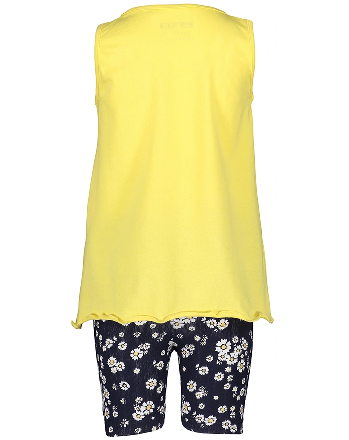 Top DAISY LOVE mit Shorts in gelb