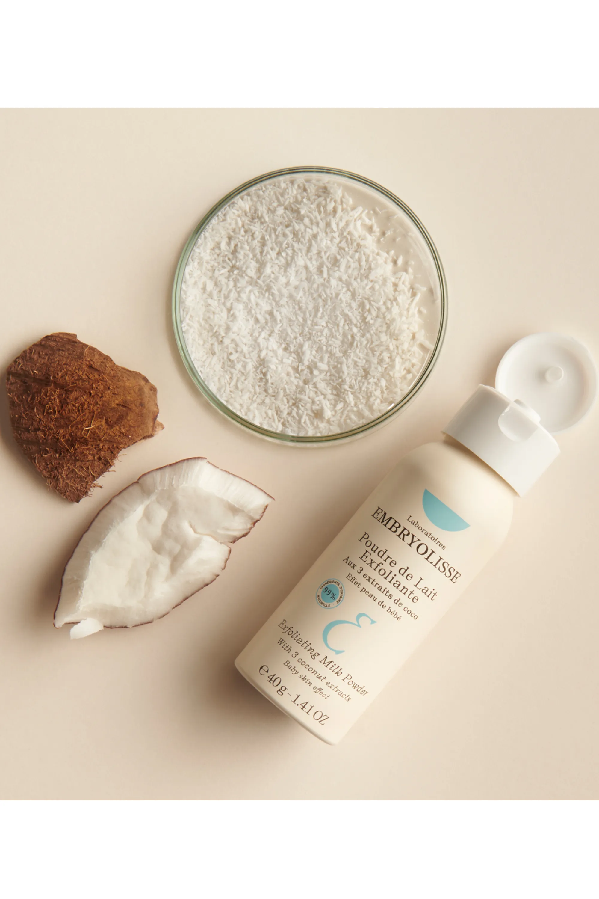 Embryolisse Poudre de lait exfoliante-40 g