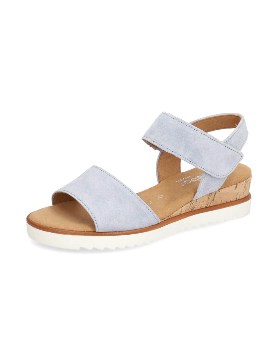 Veloursleder Sandale