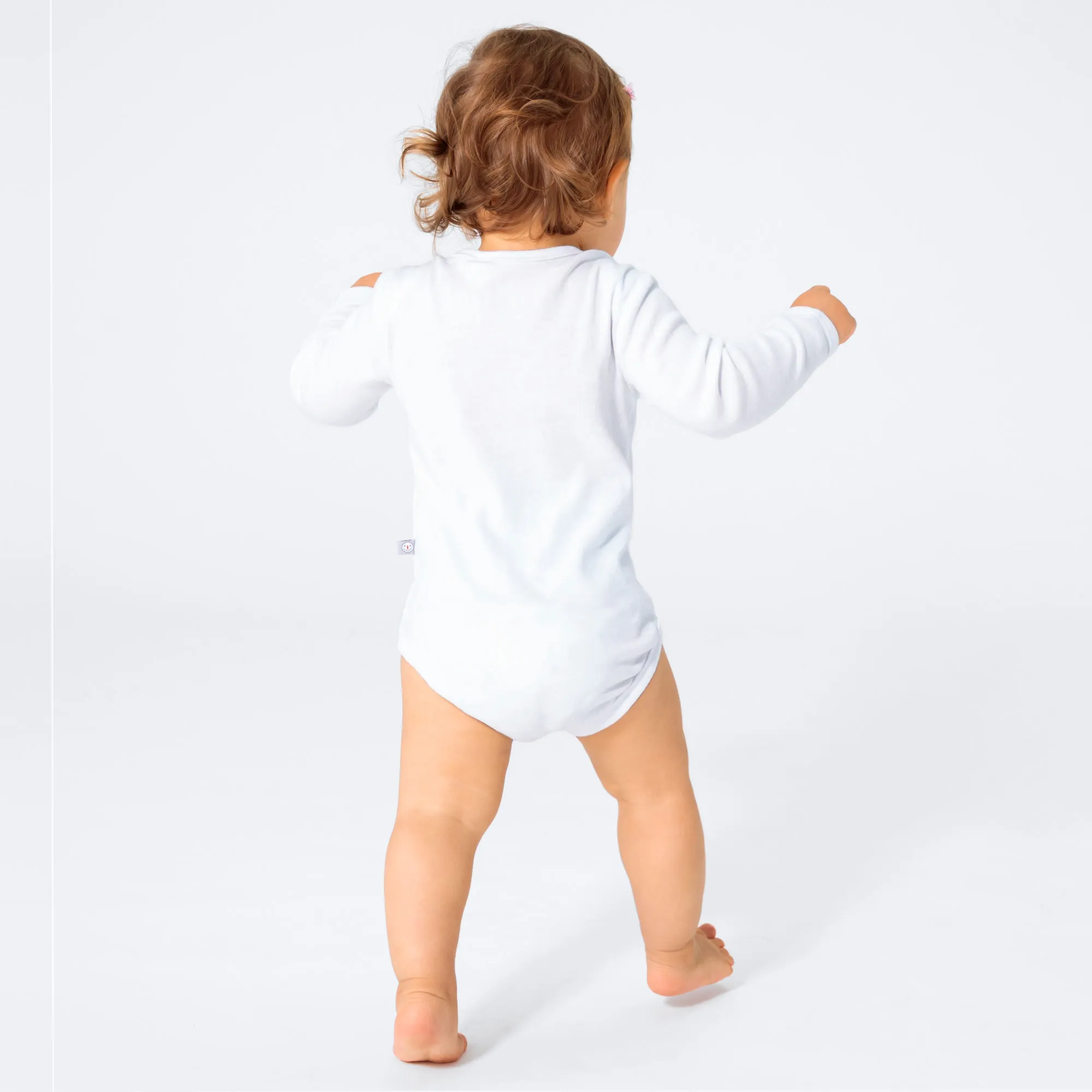 Baby-Mädchen-Body mit Herz-Aufdruck