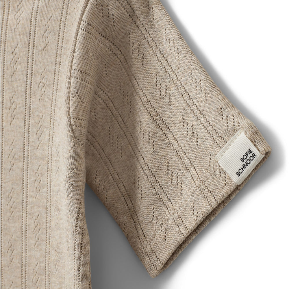 Køb Sofie Schnoor Beige Pipersk T-shirt