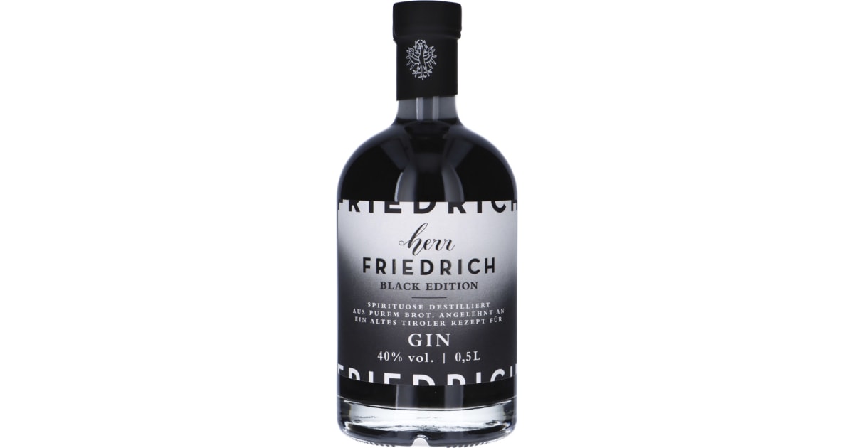 Therese Mölk Herr Friedrich Gin Black Edition 40% 0,5 Liter (Einweg)