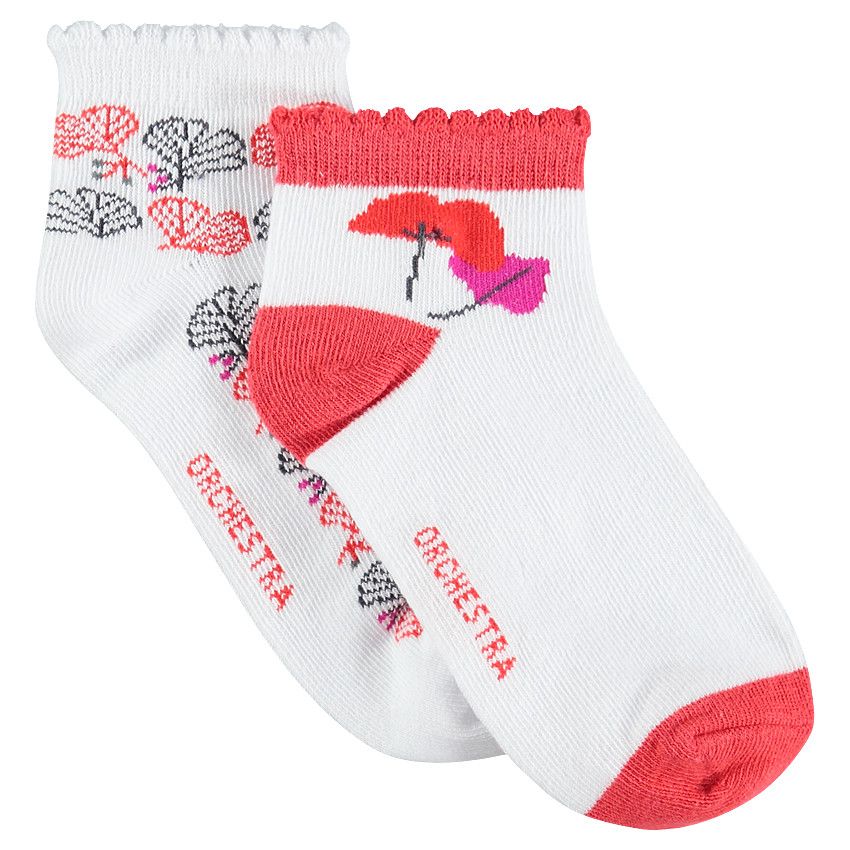 Lot de 2 paires de chaussettes courtes - Bleu
