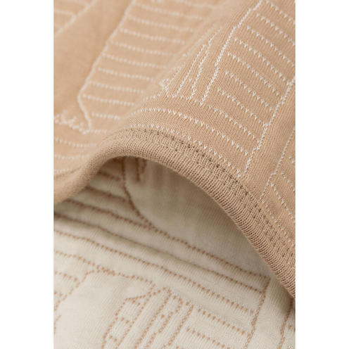Couverture berceau Jungle jambo - Biscuit - JOLLEIN