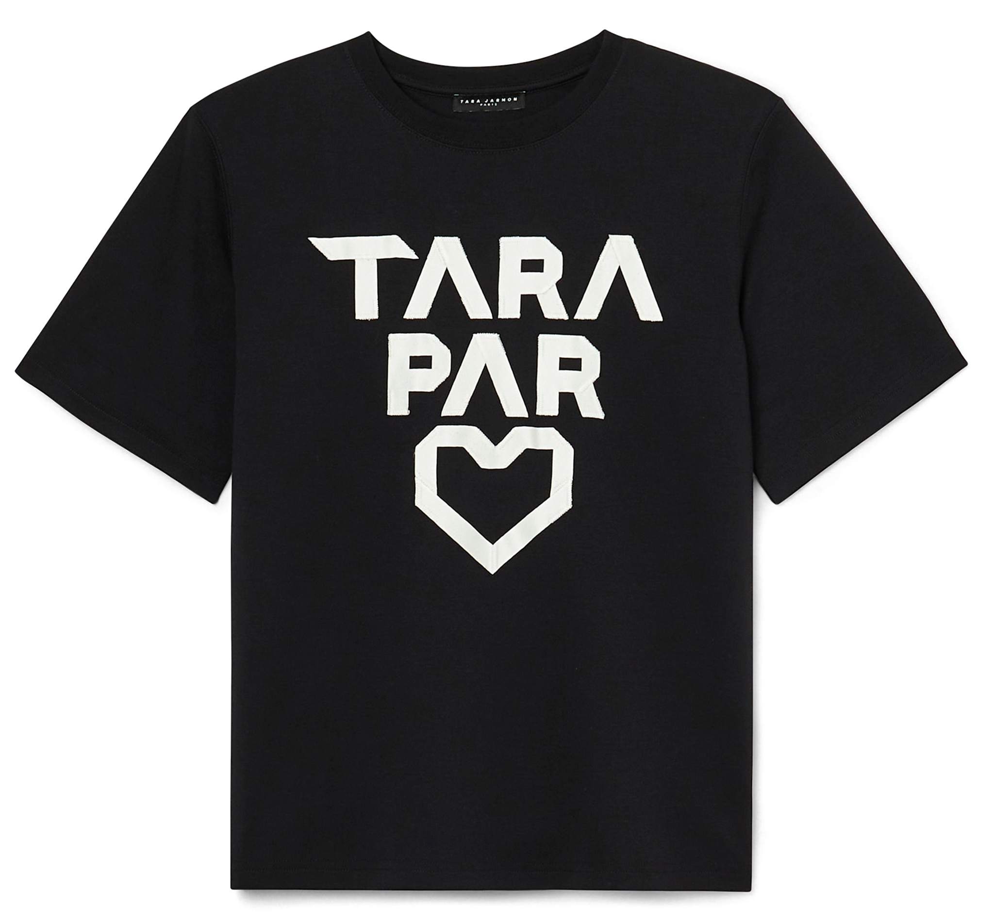TREFLE - Tee-shirt imprimé en coton| Noir