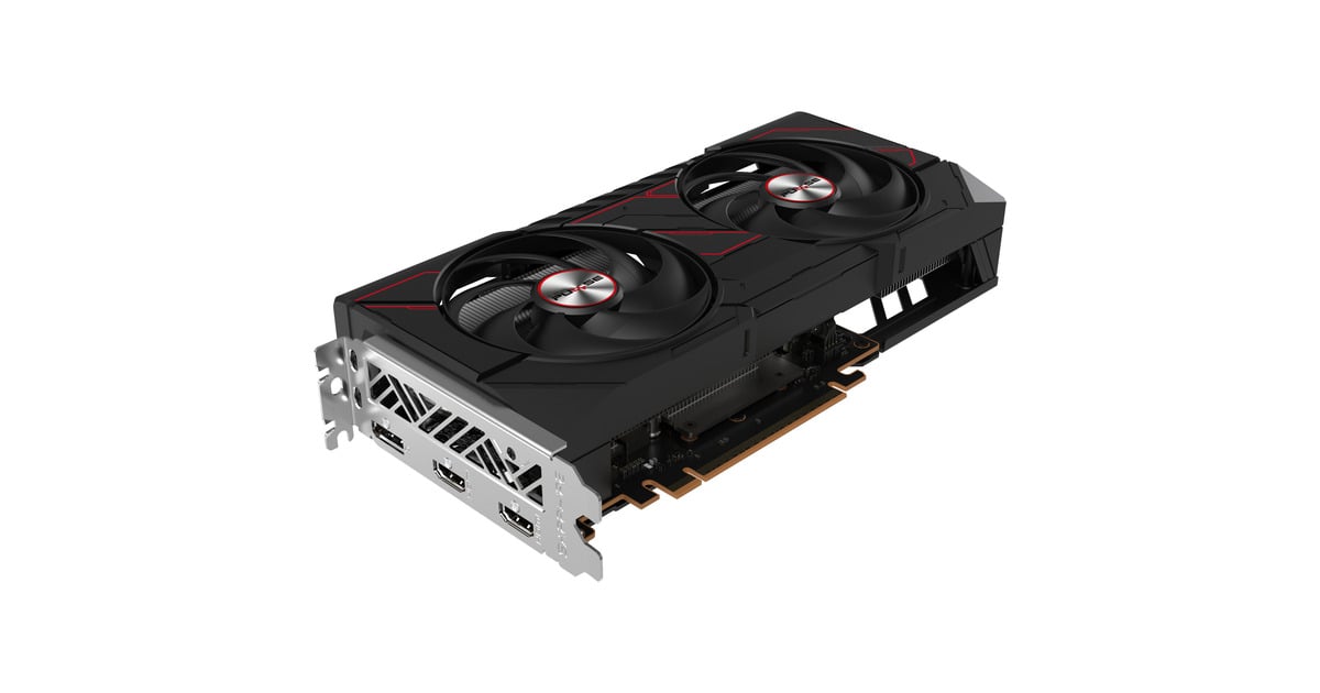 SAPPHIRERadeon RX 9060 XT Pulse 8GB grafische kaart  (1x DisplayPort, 2x HDMI)