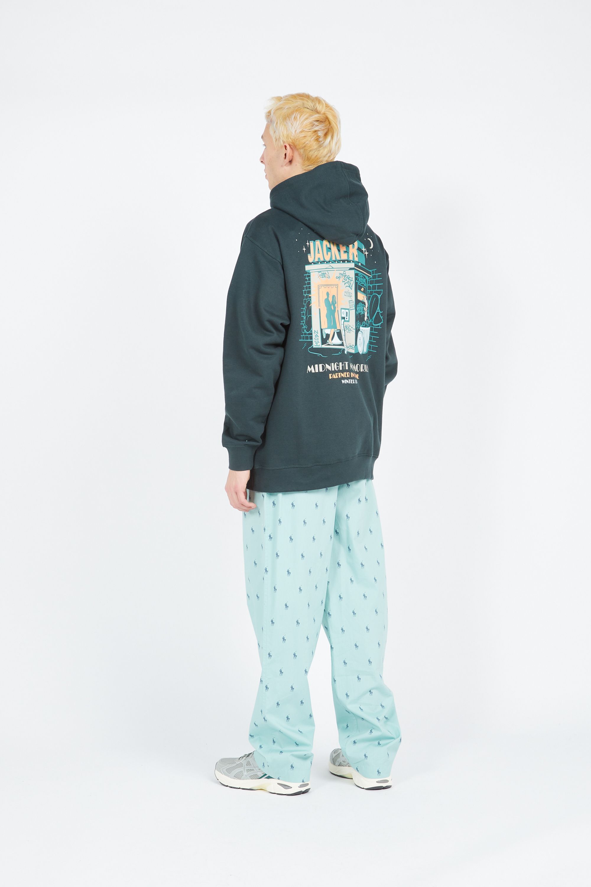 JACKER Hoodie  Memories Vert