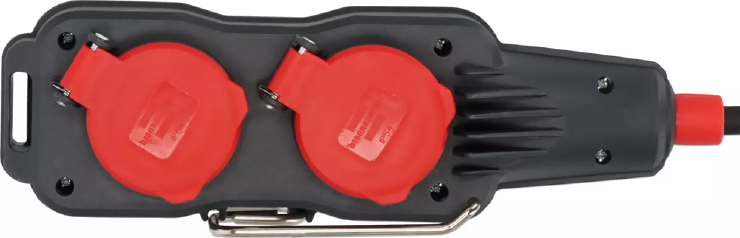 Brennenstuhl Professional 9161150161 Powerblock met Verlengsnoer PB 1100 H07RN-F 3G1.5 - IP54 4-v - 15m - Zwart