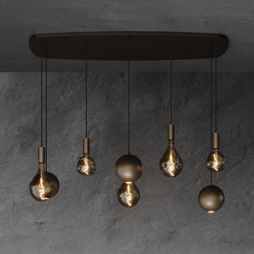 Hanglamp Ztahl - 4520-Platinum Gerace B145 x D55 cm