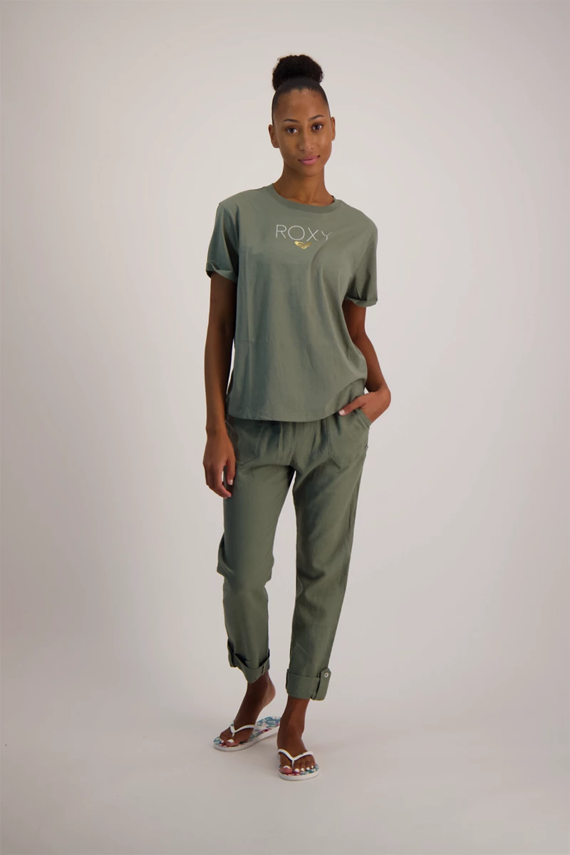 Roxy Sparkle Evening Balance Logo Damen T-Shirt