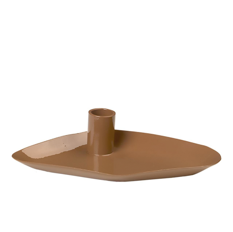 Broste Copenhagen Mie Mini kandelaar Caramel Brown