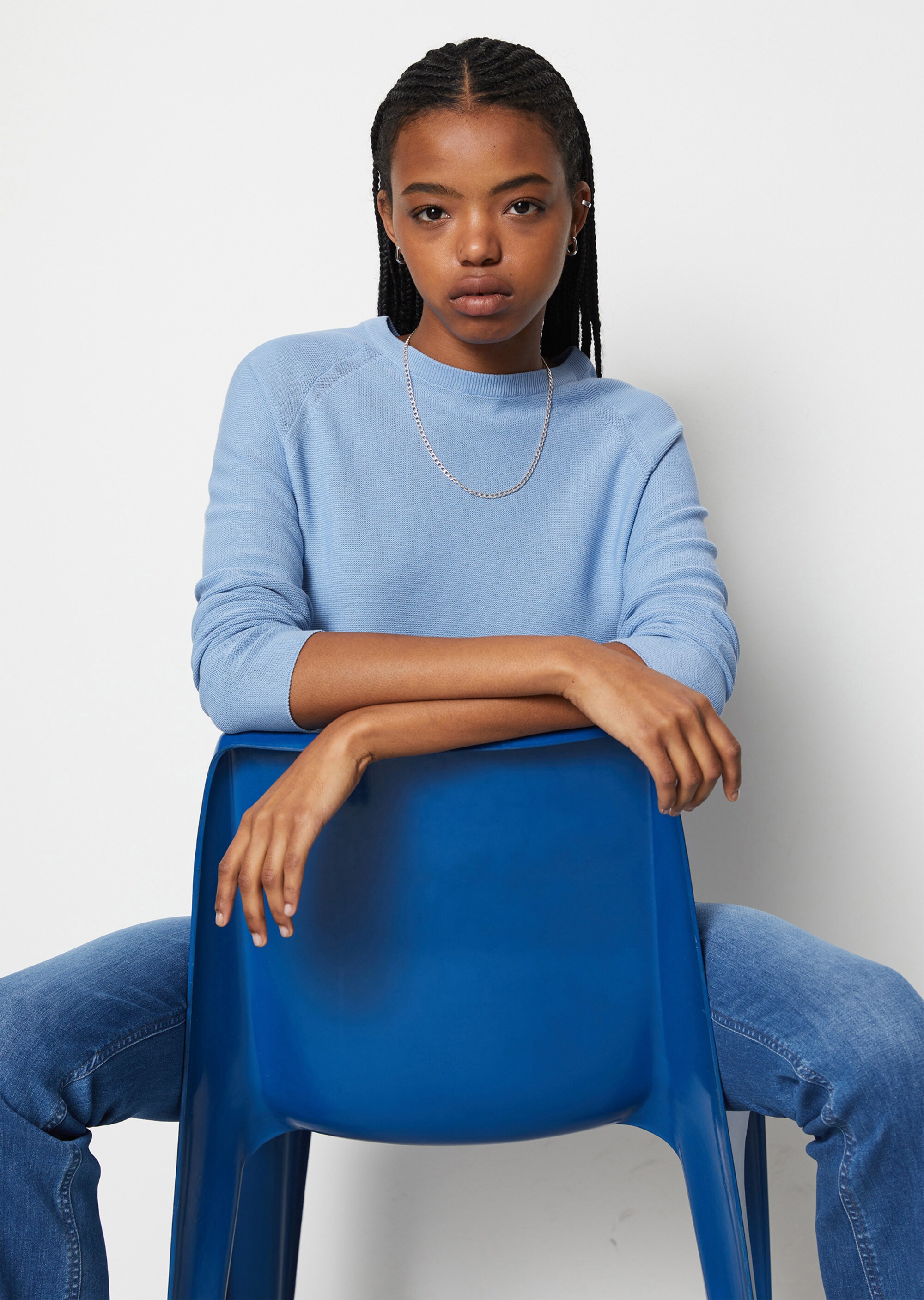 DfC Pullover regular mit Mini-Struktur