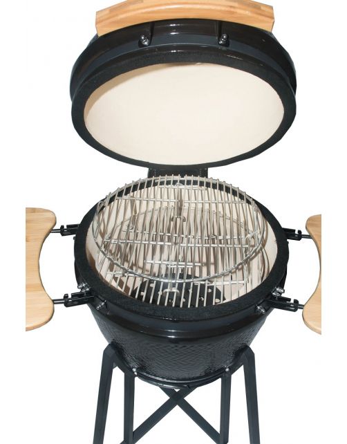Kamado Keramische Bbq 18 Inch - Barbecue - 112x63.5x108 cm Zwart