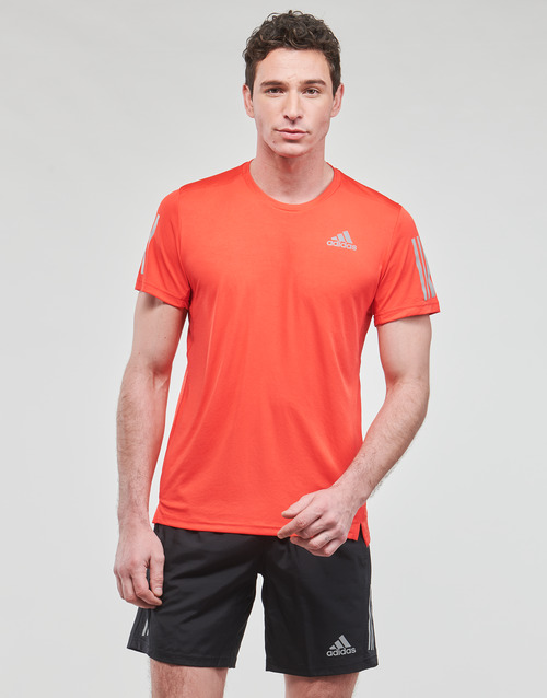 adidas Performance - OWN THE RUN TEE Rojo