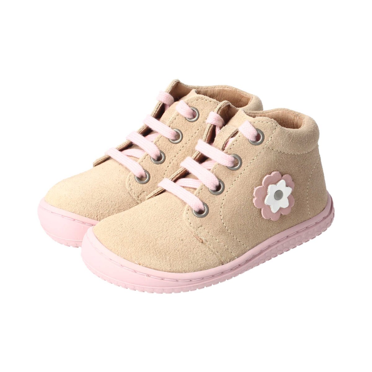 3011-03 ecru GECK velours leather laces Weite/M
