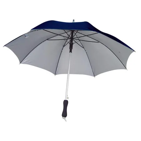 Macma Automatik-Regenschirm mit UV Schutz, extrem leicht, dunkelblau