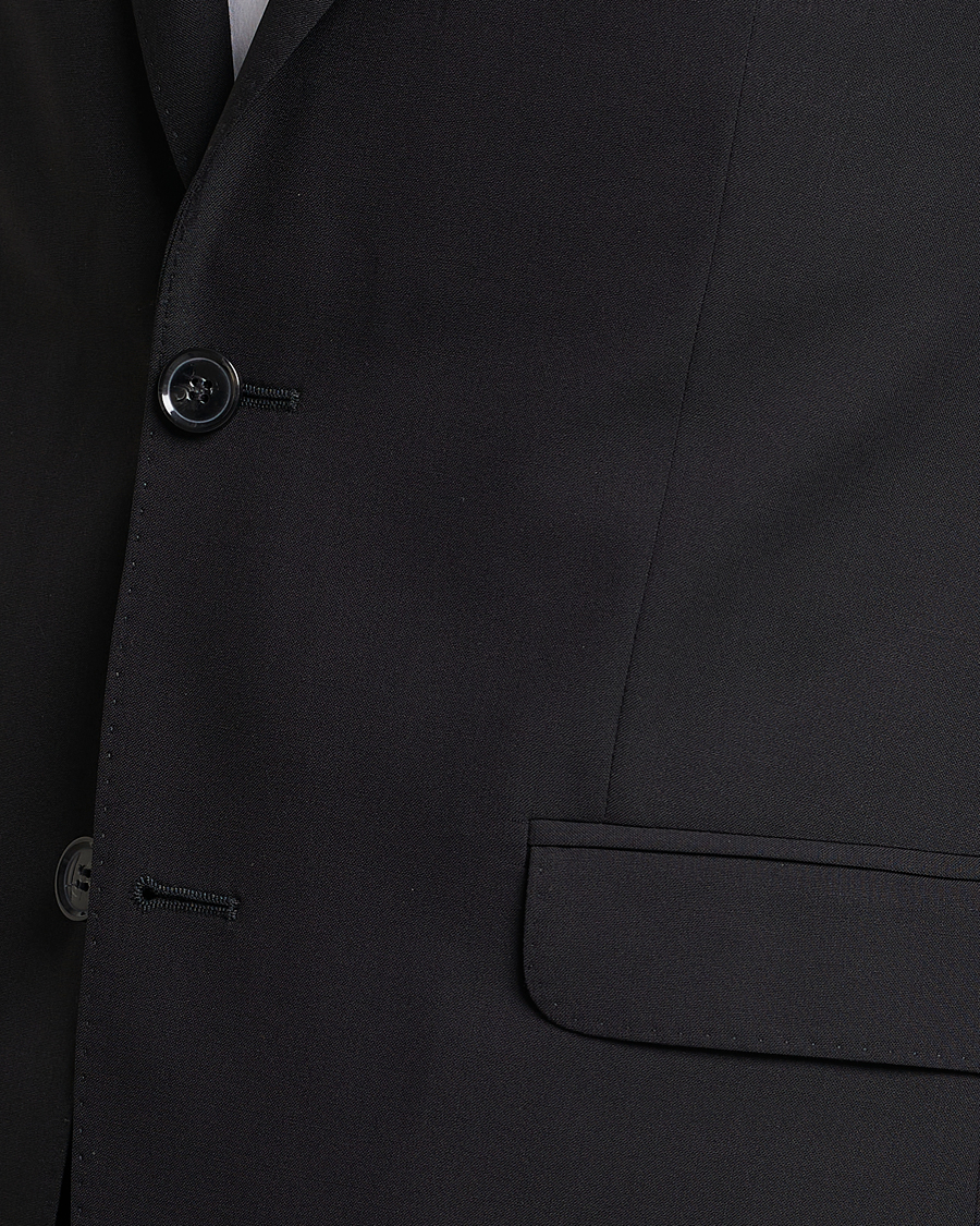 Oscar Jacobson Falk Wool Suit Black