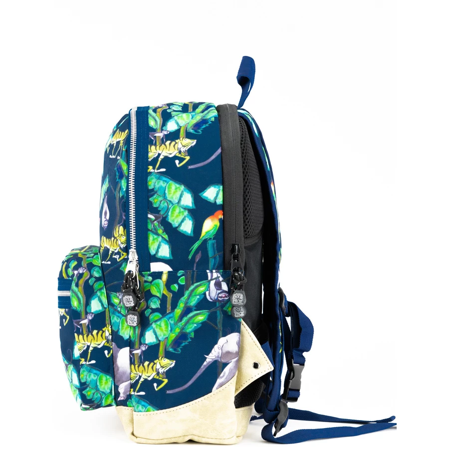 Pick & Pack Rucksack Happy Jungle M dunkelblau
