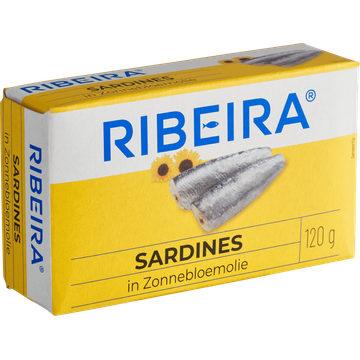 Ribeira Sardines in Zonnebloemolie 120 g