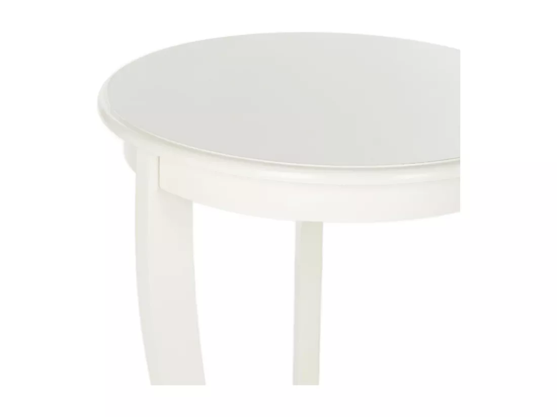 Table d'appoint Déchiré et crème 46 X 46 X 66.04 cm - Marianne