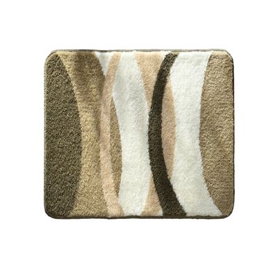 Tapis de bain motif courbes