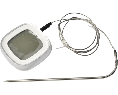 Tenneker® Digitale vleesthermometer, grillthermometer, keukenthermometer, oventhermometer, 7,3 x 7,3 x 2,5 cm, ABS, wit