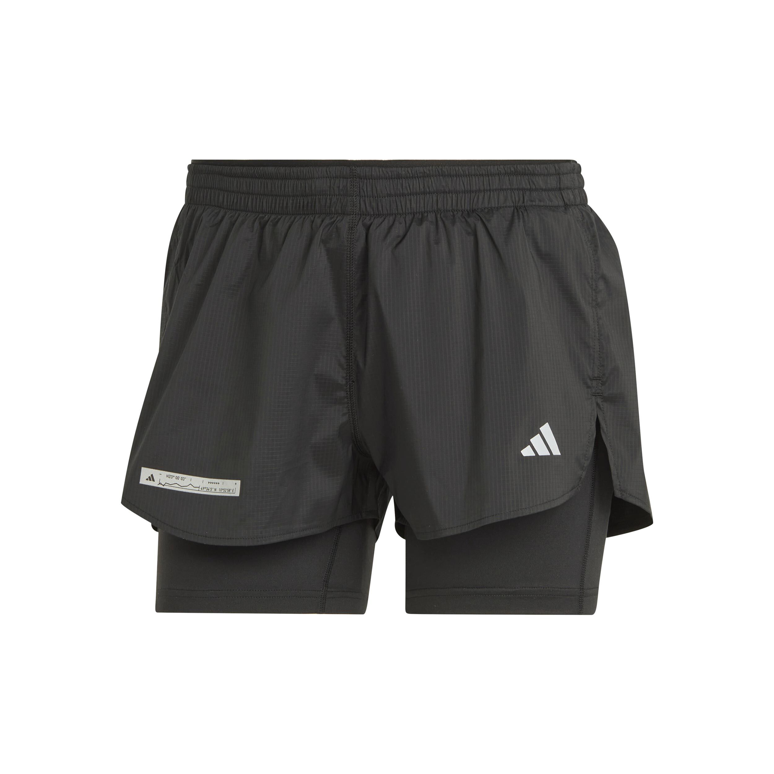 adidas Ultimate 2in1 Short De Running Femmes - Noir