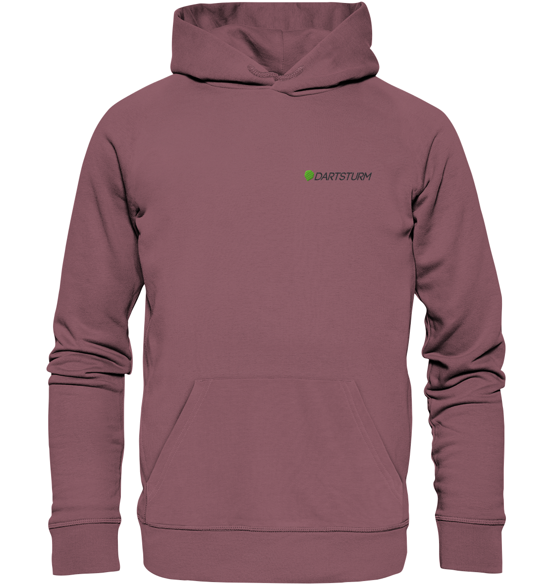 DartSturm - Logo Schwarz Hoodie (Stick)