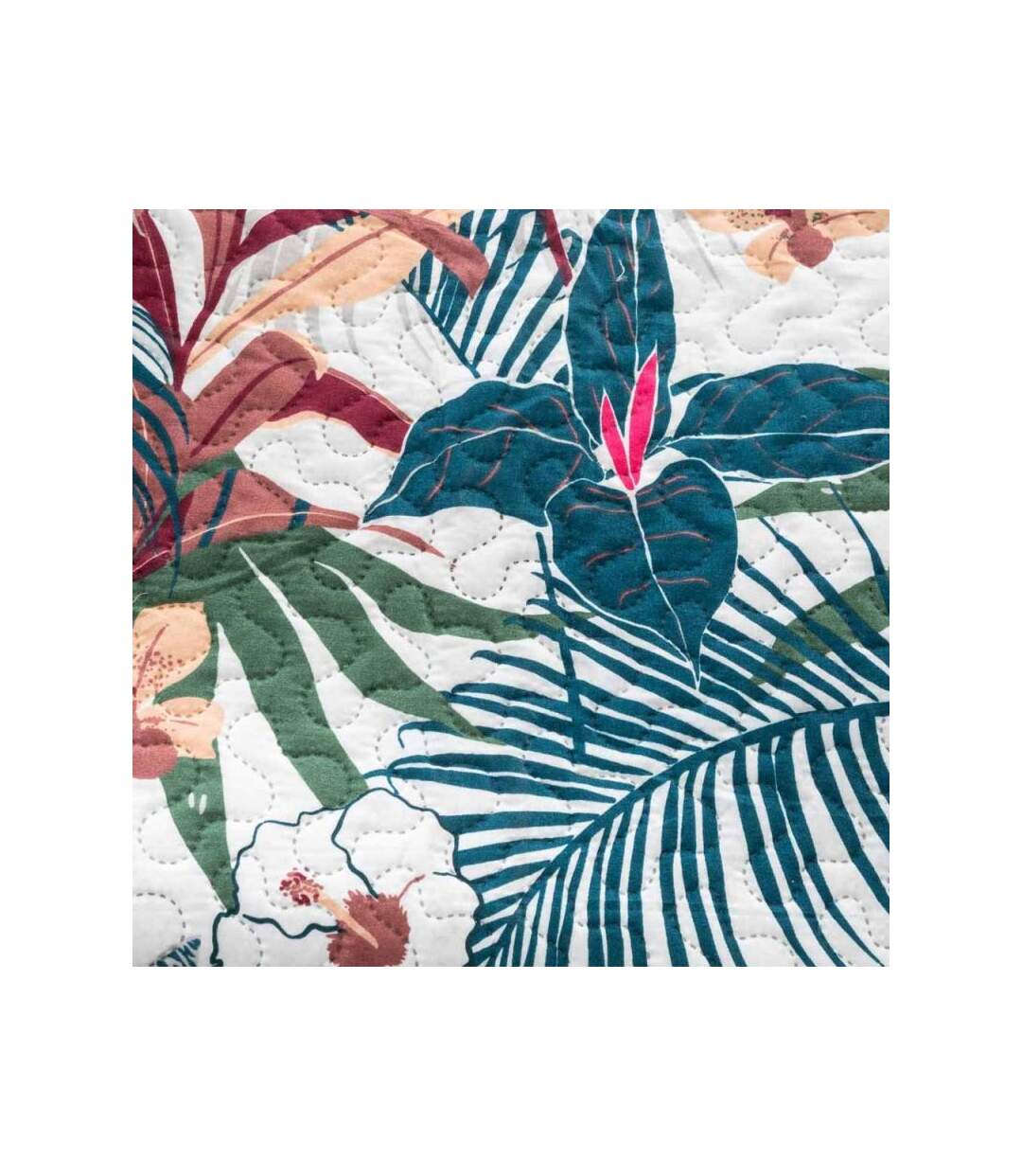 Dessus de Lit Imprimé Bando 220x240cm Multicolore
