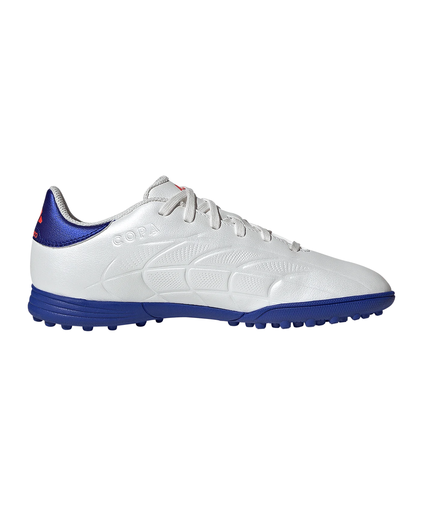 adidas COPA Pure 2 League TF Advancement Kids Weiss Blau