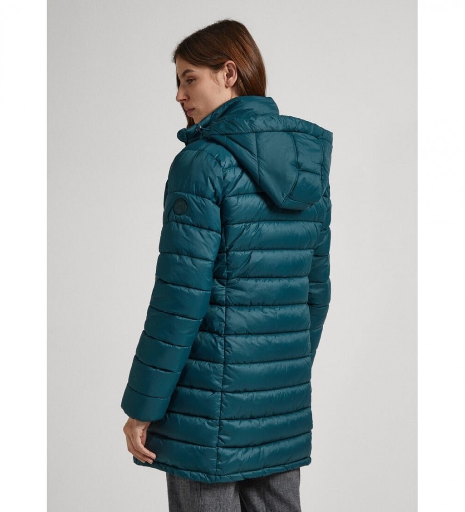 Casaco longo verde Maddie da Pepe Jeans