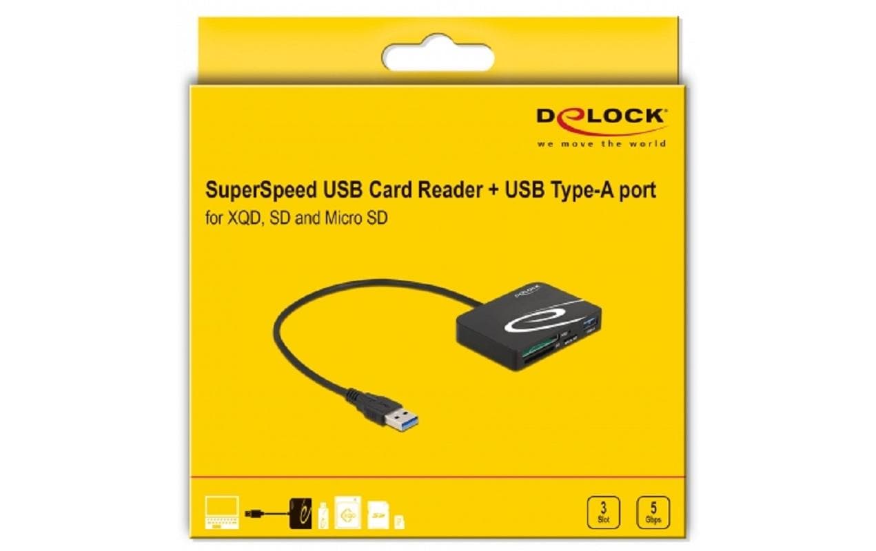 Card Reader Extern 91756 4 SlotsExterner Universal-Cardreader mit USB-A-Anschluss
