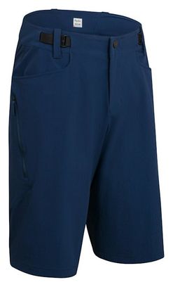 Short de VTT Rapha Trail Shorts Bleu/Orange Homme