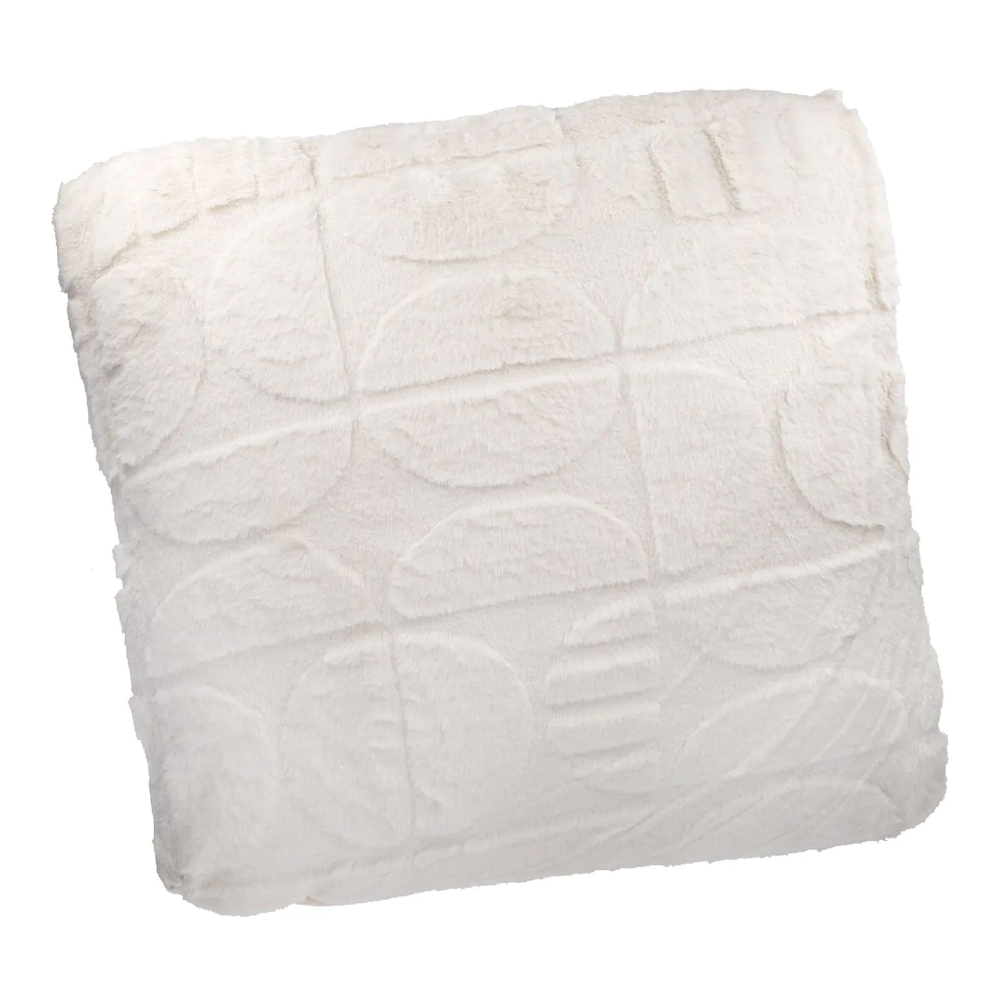 Kissen Design, creme, 45 x 45 cm
