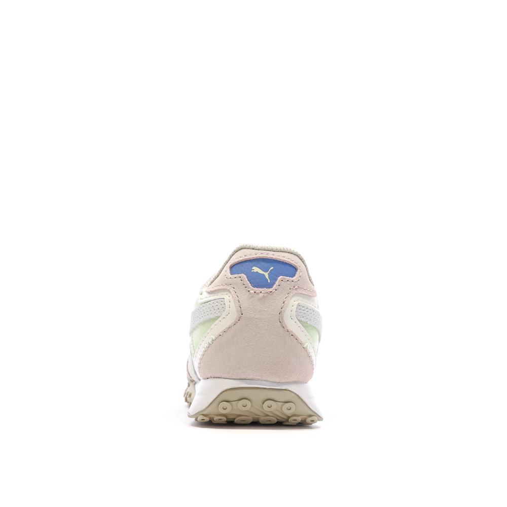 Puma Baskets Beige/Rose/Vert Fille Puma Blktop