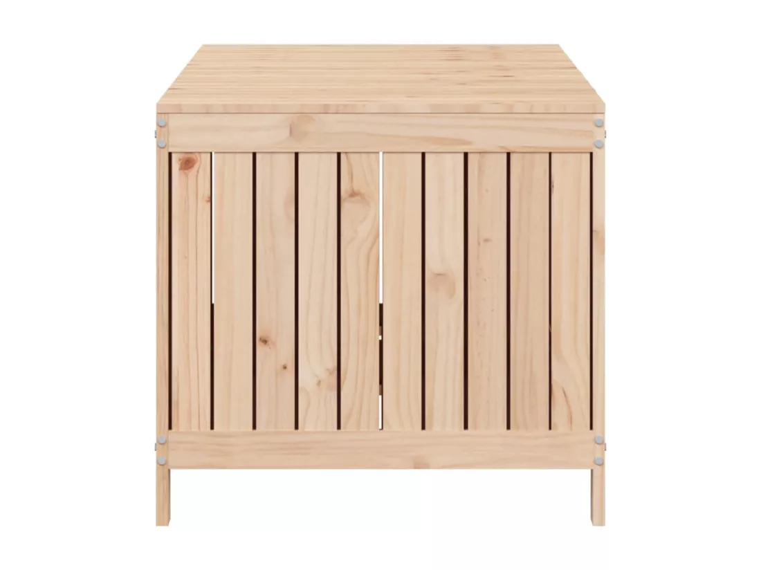 Boîte de rangement de jardin 147x68x64 cm Bois massif de pin