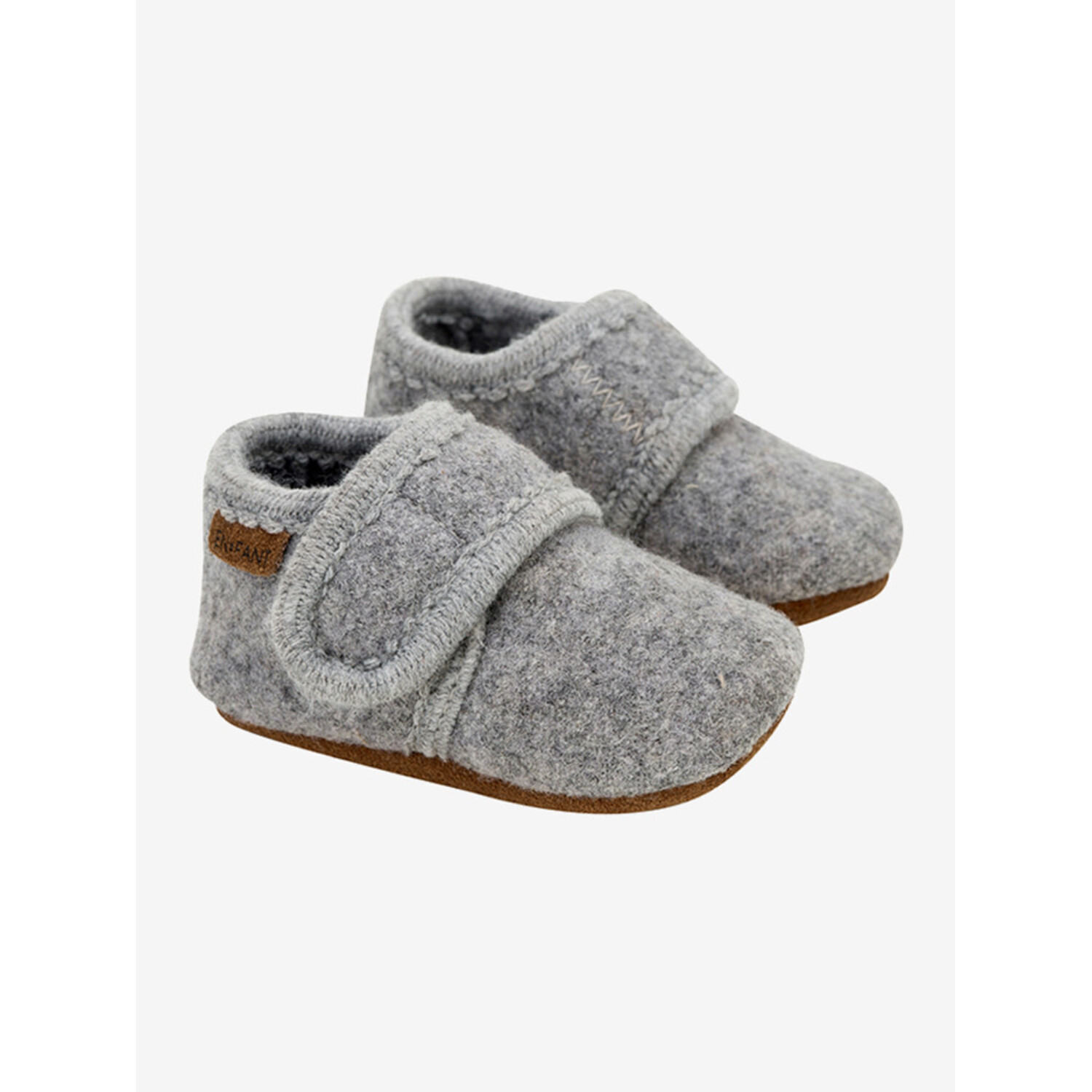 En Fant | Baby Wool slippers | Grey Melange