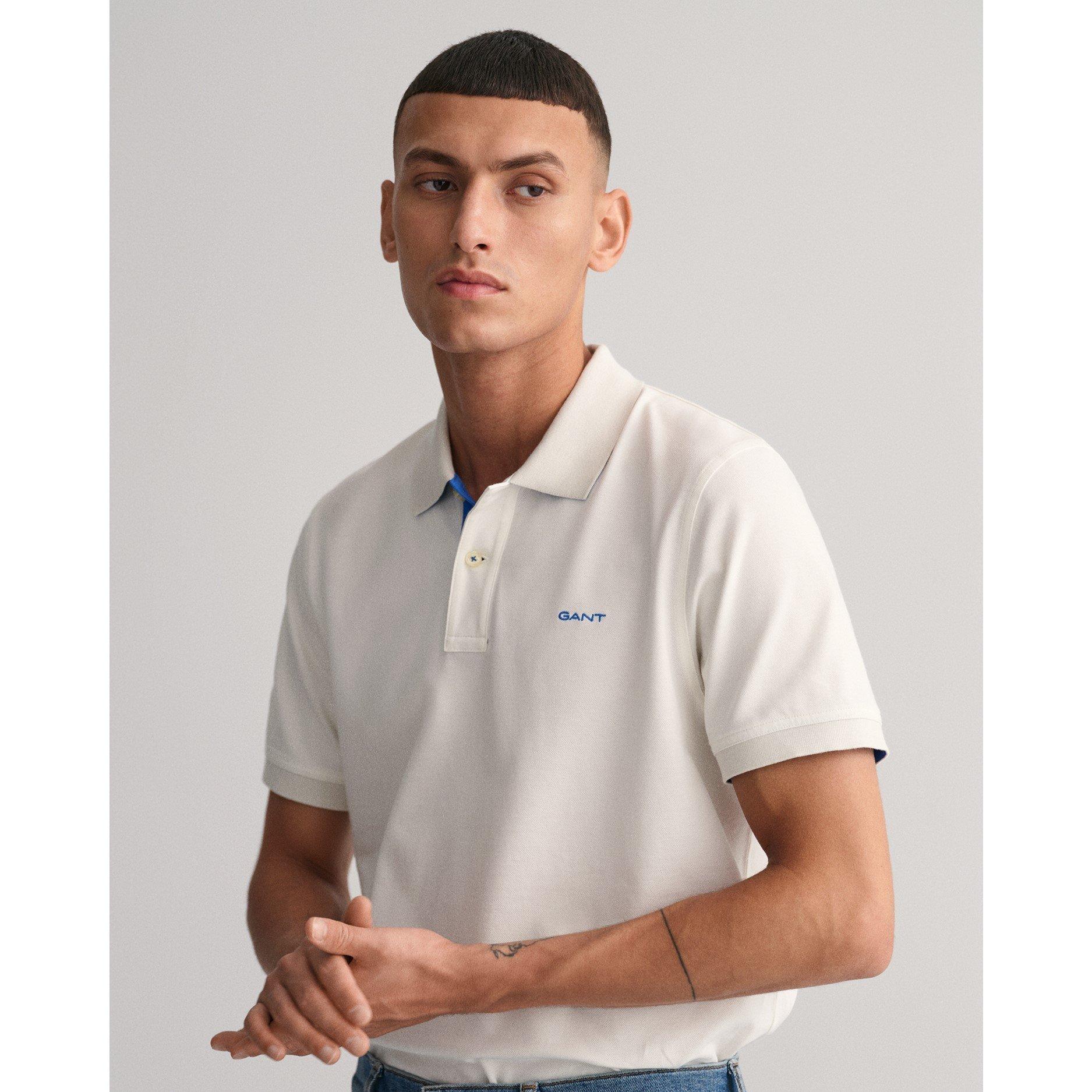 Gant Contrast Pique Polo Shirt