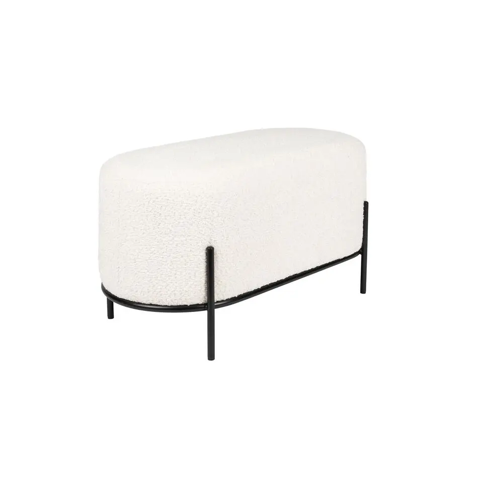 Housecraft Living Boz Hocker/ bankje Off-White - Wit