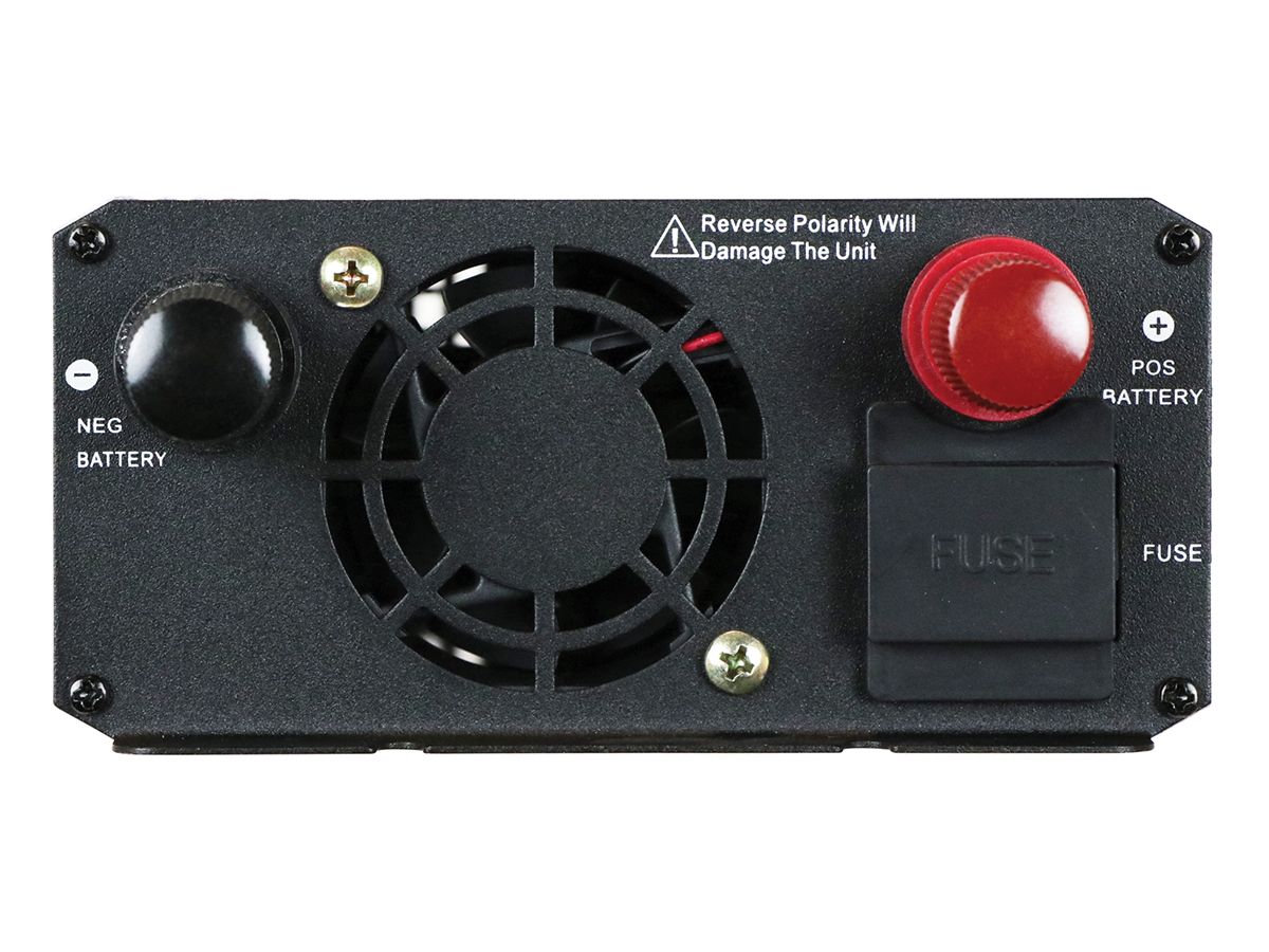 Carpoint 12V>230V omvormer met accubel - 1500 watt