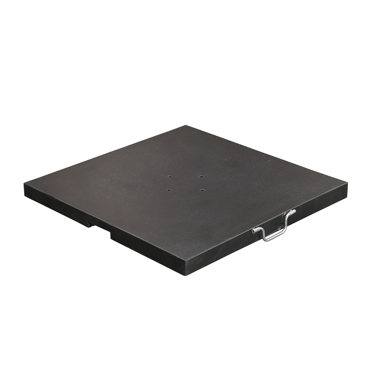 Hawaii granieten parasolvoet - 80 kg - zwart gepolijst