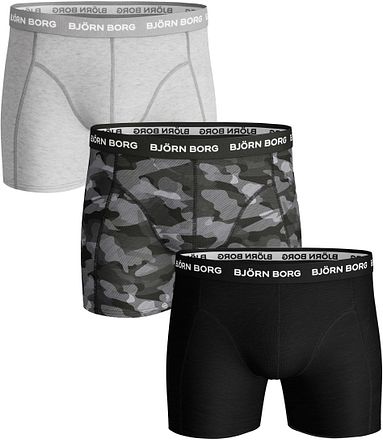 Bjorn Borg Boxers 3Pack Grijs Zwart 9999-1132 kopen