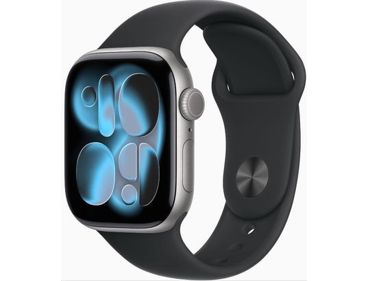 APPLE - Montre connectée Watch 11 GPS 46mm Gris Alu / Noir Sport - M/L
