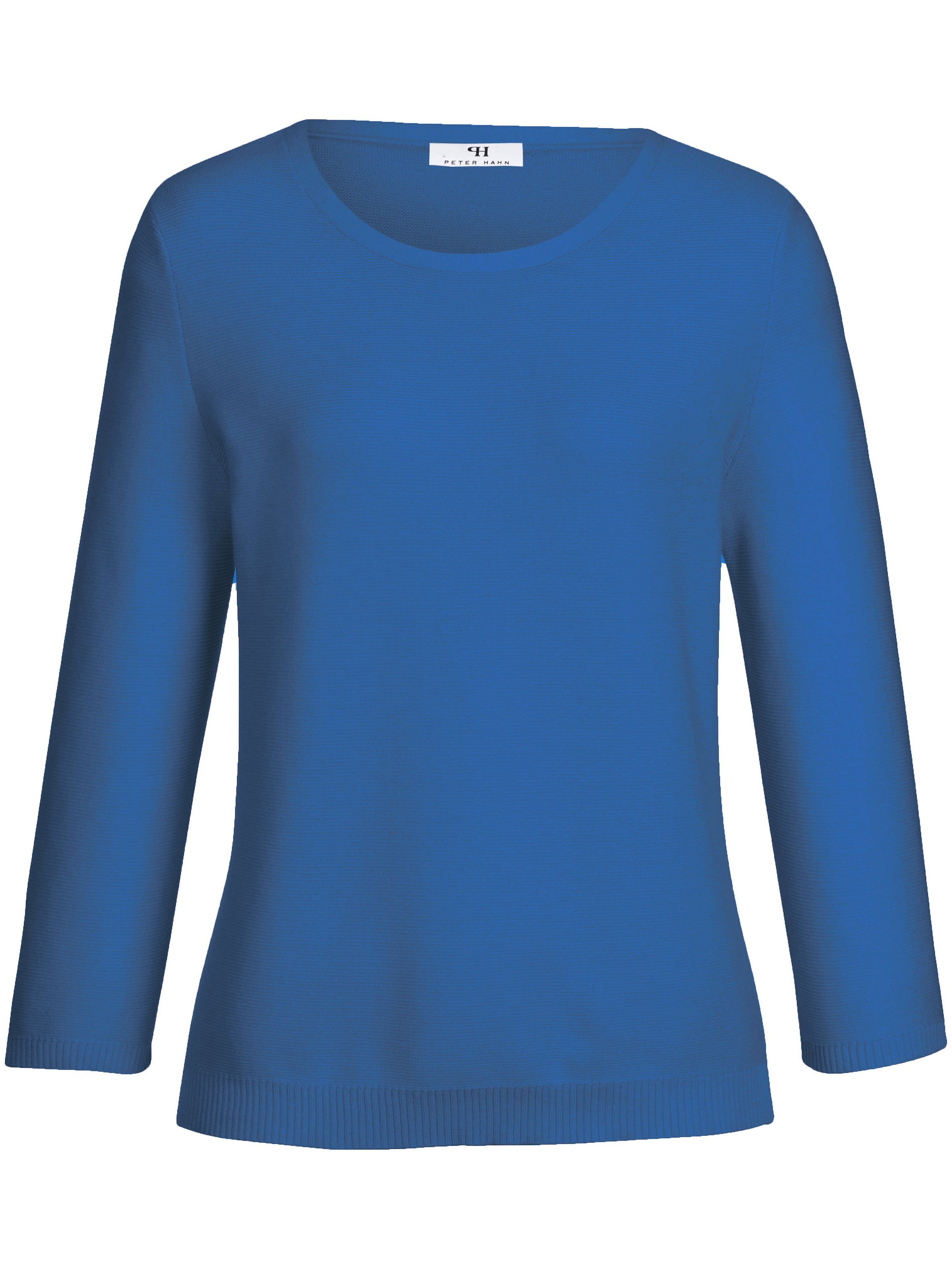 Rundhals-Pullover mit 3/4-Arm