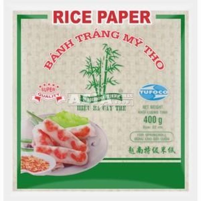 Bamboo Tree Rijstpapier Vierkant 22cm 400g