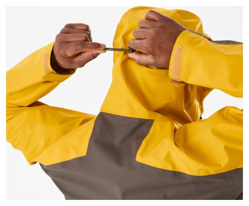 Veste Imperméable Millet M White 3L Vert/Jaune